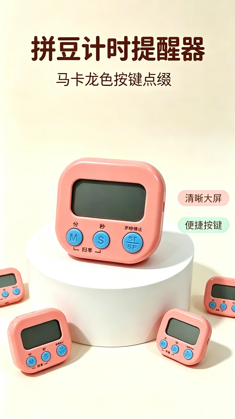 拼豆计时提醒器